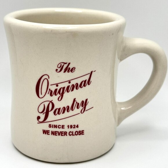 The Original Pantry Tuxton Mug Ceramic Vtg Los Angeles Restaurant Collectible - Picture 1 of 5